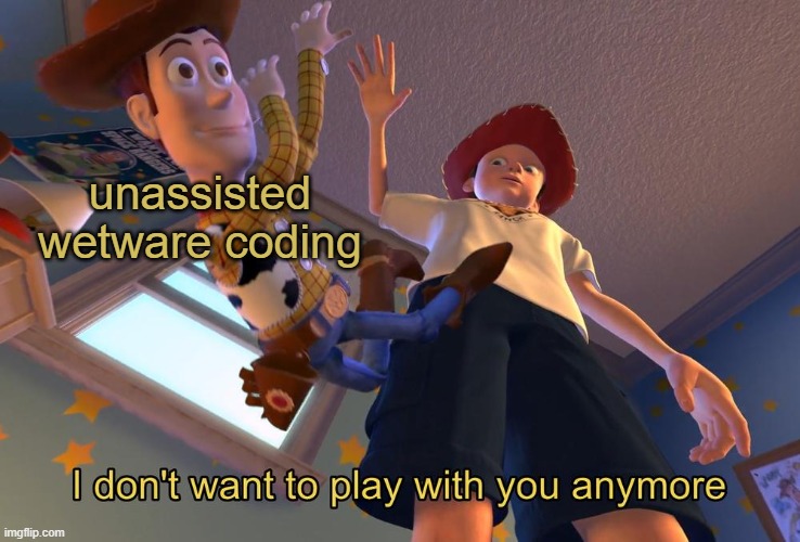 I don't wanna play with you any more